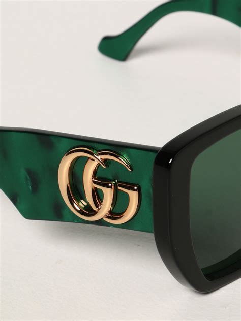 gucci sunglasses men green|occhiali da sole gucci outlet.